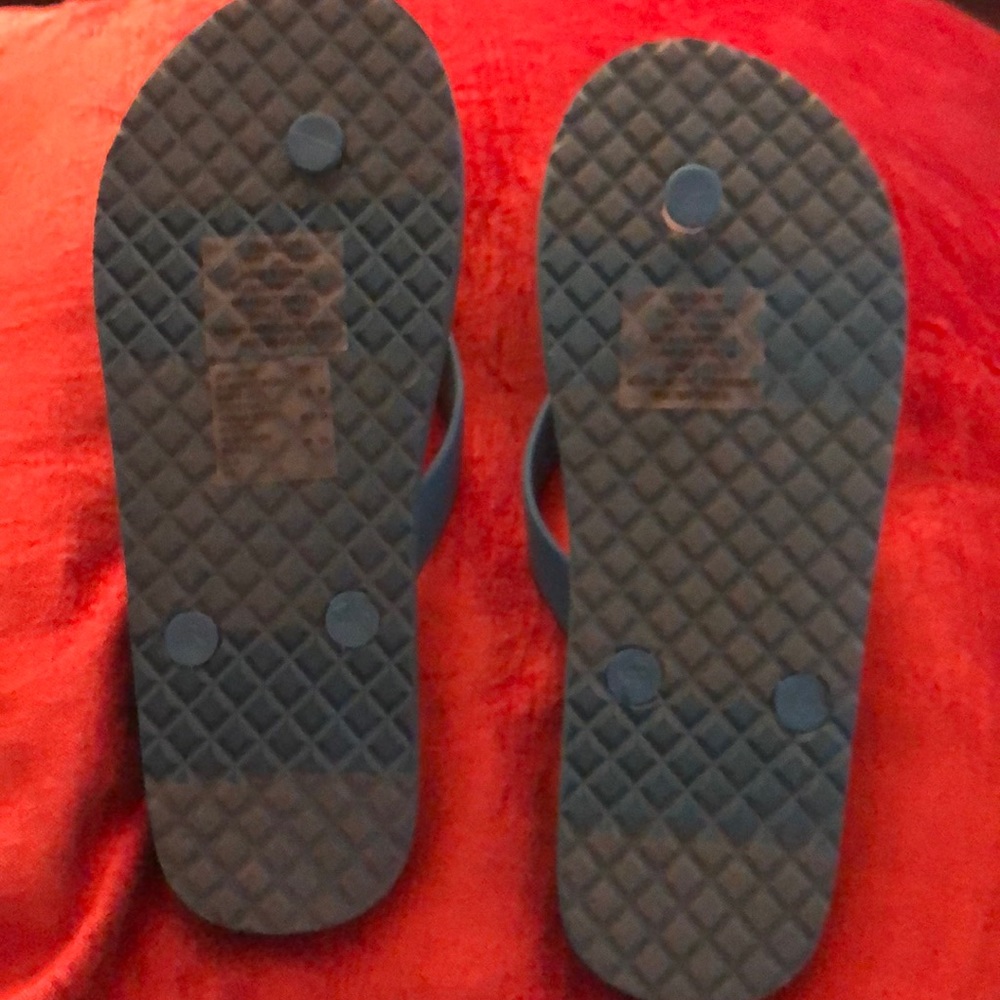 NWOT Michael Kors Turquoise Flip-flops - Picture 3 of 4